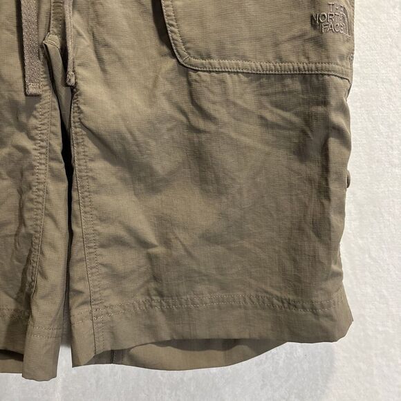 The North Face Roll-Up ARRF Shorts Women's 2 Long Green Nylon Hiking Outdoors - Picture 5 of 16